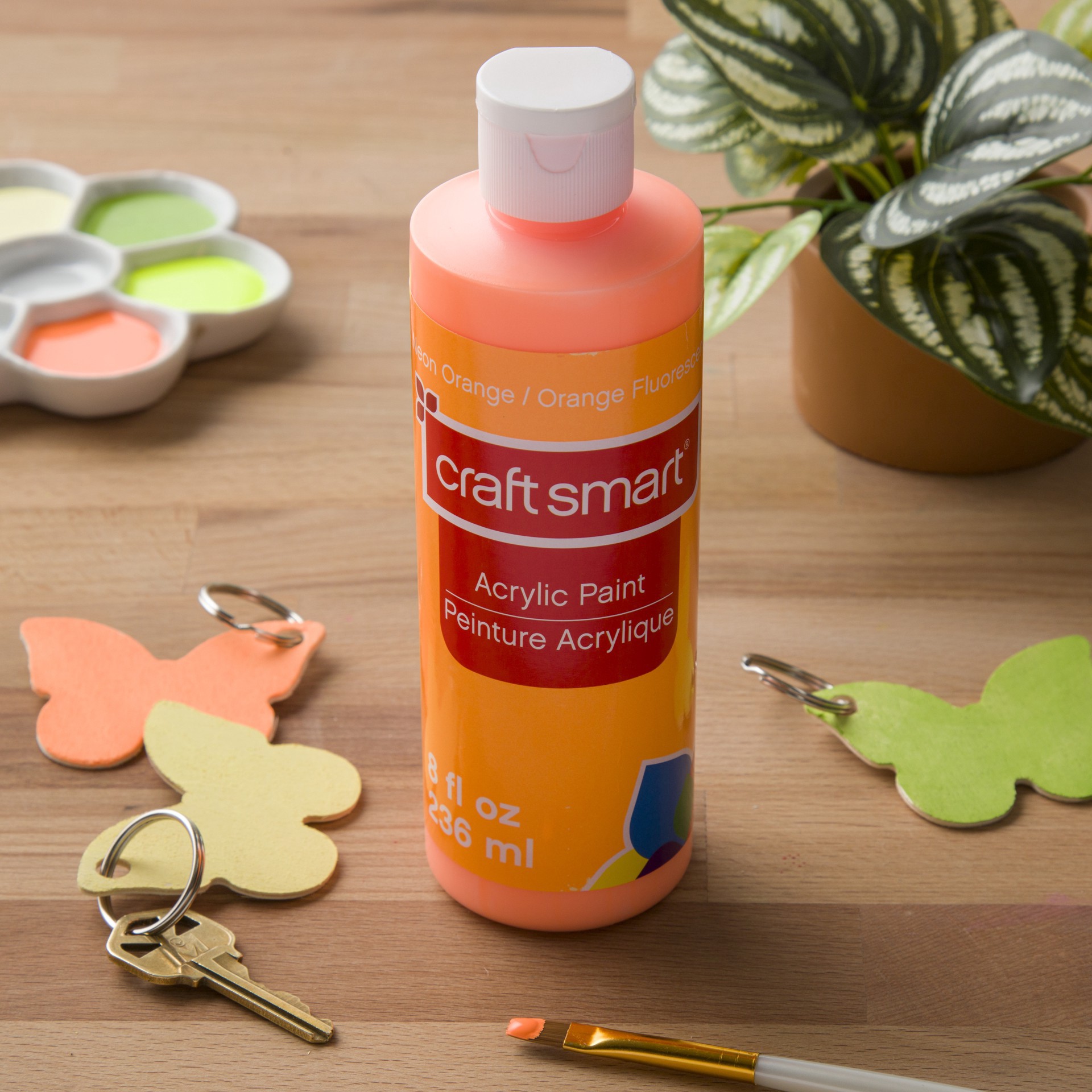 slide 2 of 3, 8oz. Neon Acrylic Paint By Craft Smart, 8 oz