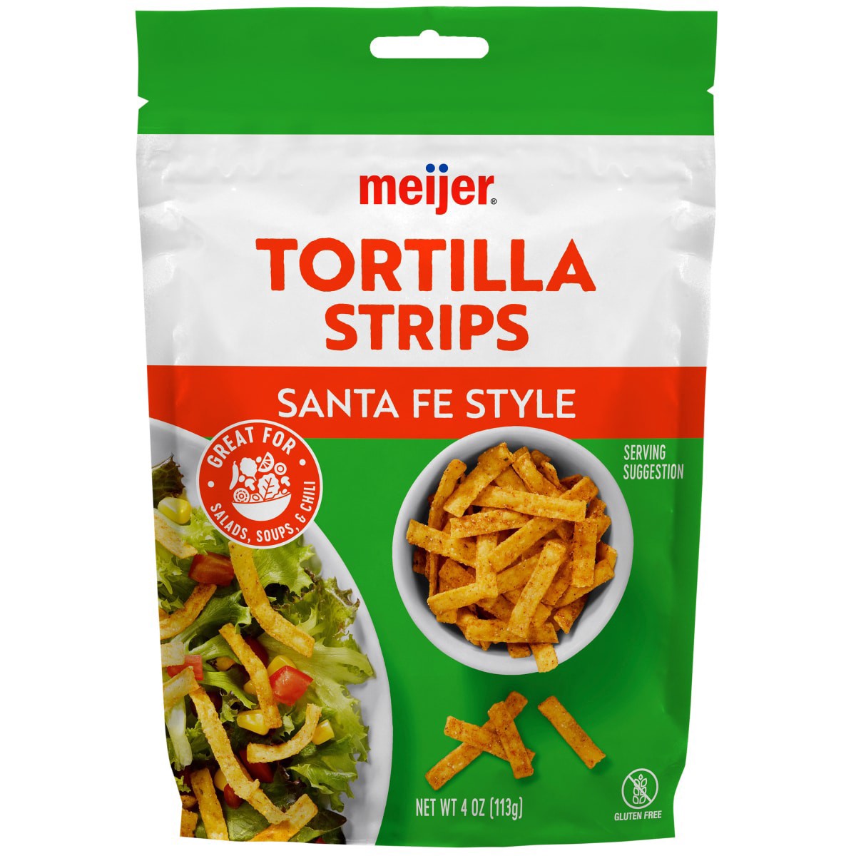 slide 1 of 5, Meijer Sante Fe Tortilla Strips, 4 oz