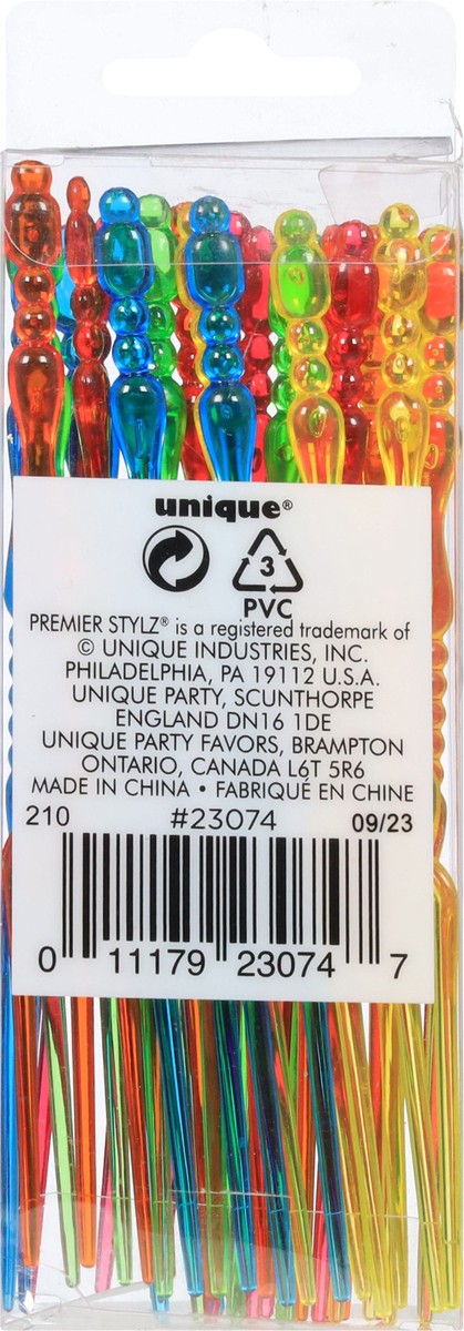 slide 10 of 12, Premier Stylz Plastic Picks 24 ea, 24 ct