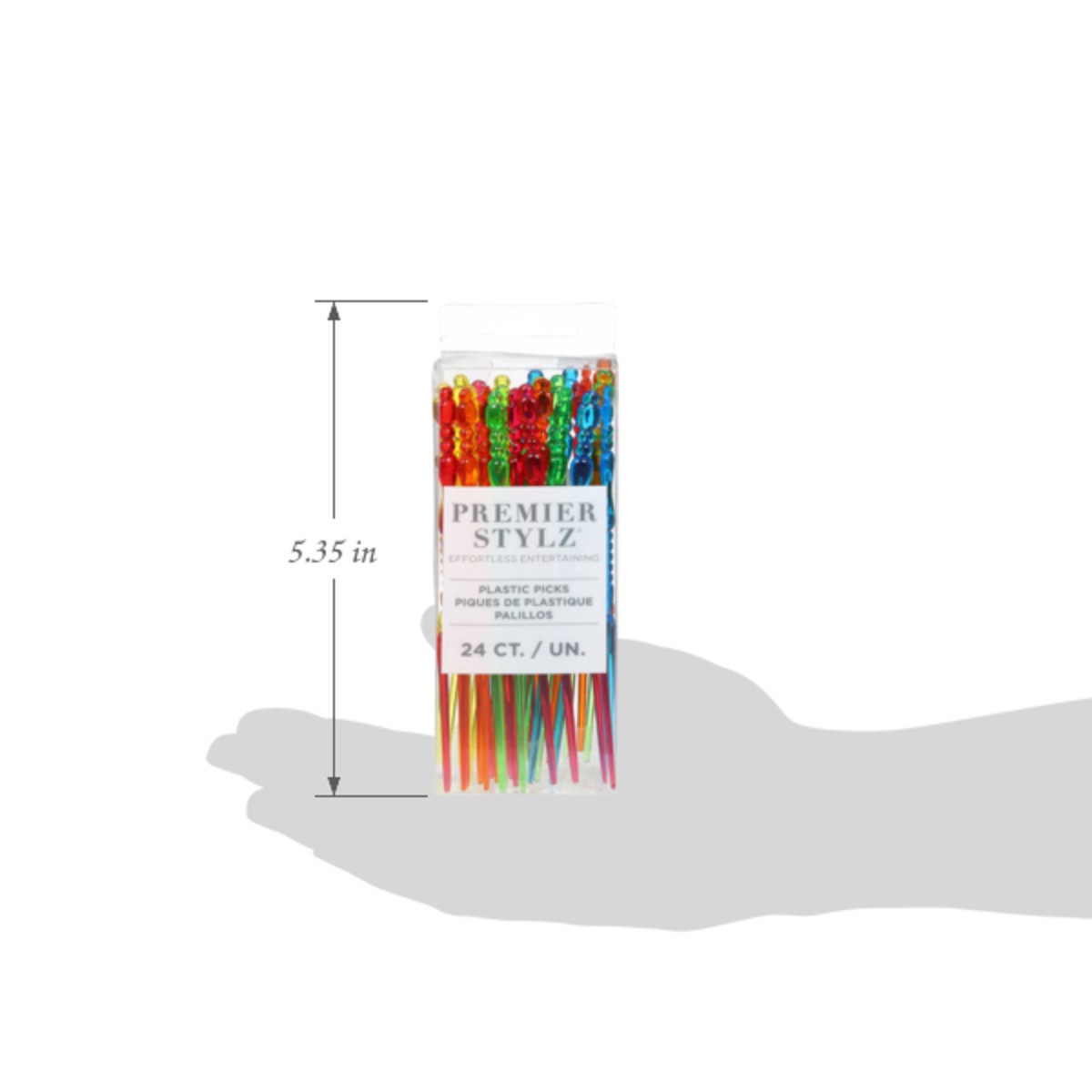 slide 4 of 12, Premier Stylz Plastic Picks 24 ea, 24 ct