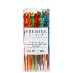 Premier Stylz Plastic Picks 24 ea