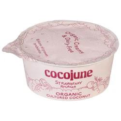 Cocojune Organic Strawberry Rhubarb Cultured Coconut