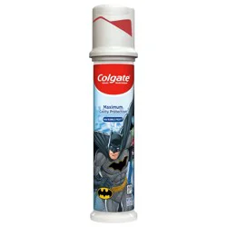 Colgate Maximum Cavity Protection Kids Toothpaste Pump, Batman™, 4.4 Oz.s