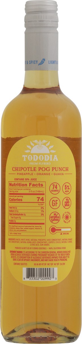slide 11 of 13, Tododia Chipotle Pog Punch Cocktail 1.5 pt, 25.36 oz