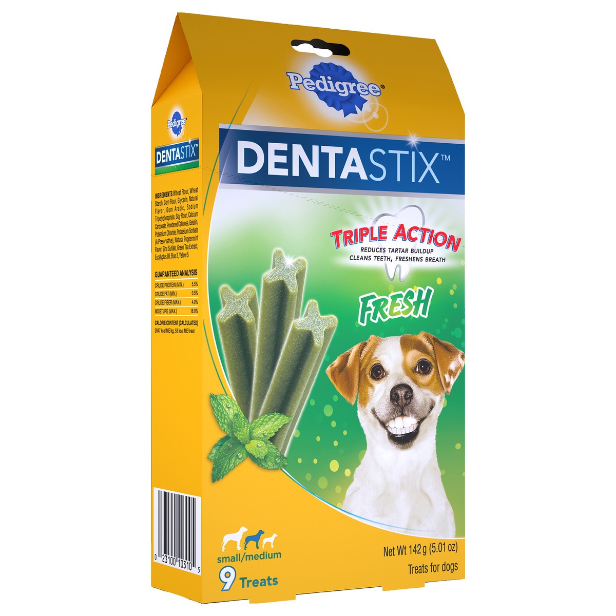 slide 3 of 10, Dentastix Fresh Small/Medium Treats For Dogs, 9 ct; 5 oz