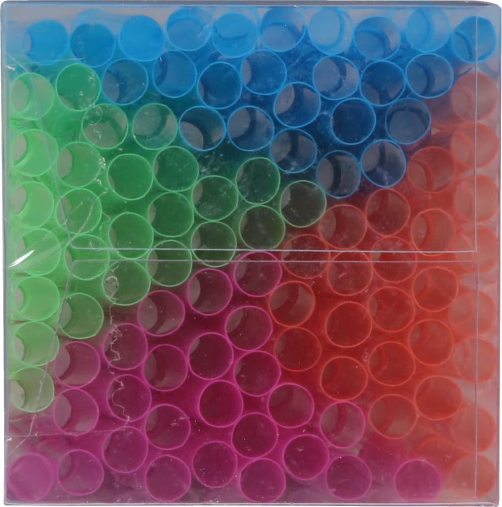 slide 5 of 6, Harris Teeter Flexible Neon Straws, 100 ct