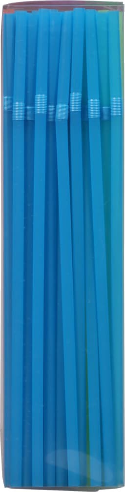 slide 4 of 6, Harris Teeter Flexible Neon Straws, 100 ct