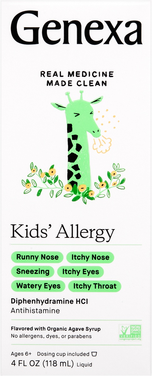 slide 6 of 8, Genexa Kids Allergy Syrup, 4 fl oz