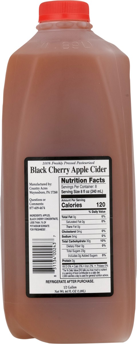slide 5 of 13, Big Red Truck Summer Twist Black Cherry Apple Cider - 64 fl oz, 64 fl oz