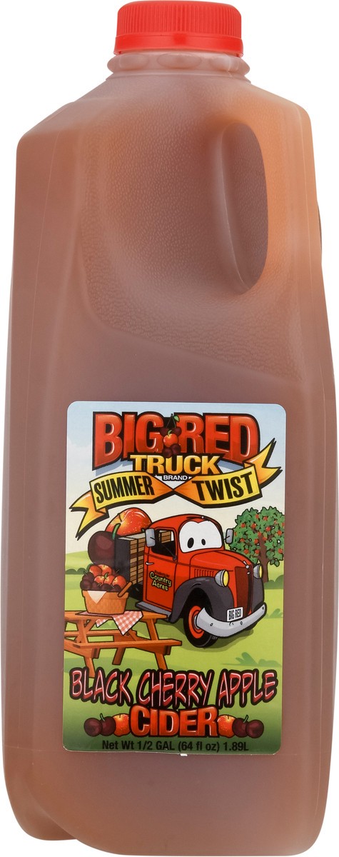 slide 6 of 13, Big Red Truck Summer Twist Black Cherry Apple Cider - 64 fl oz, 64 fl oz