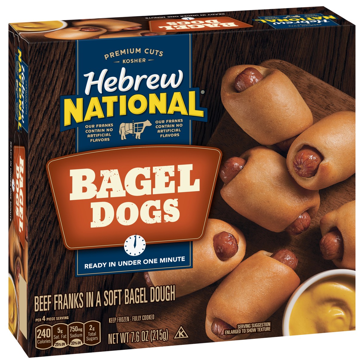 slide 6 of 9, Hebrew National Beef Bagel Dogs 7.6 oz, 7.6 oz