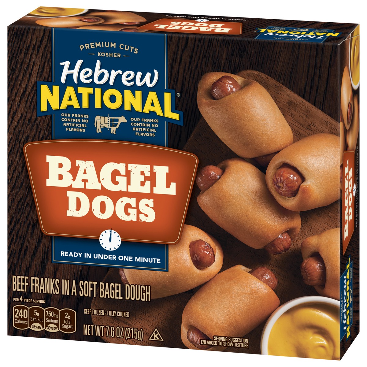 slide 8 of 9, Hebrew National Beef Bagel Dogs 7.6 oz, 7.6 oz