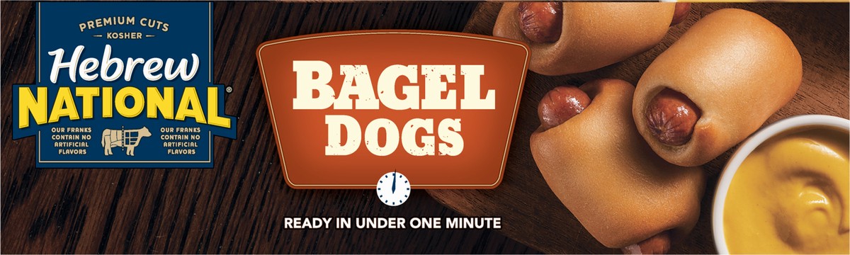 slide 4 of 9, Hebrew National Beef Bagel Dogs 7.6 oz, 7.6 oz