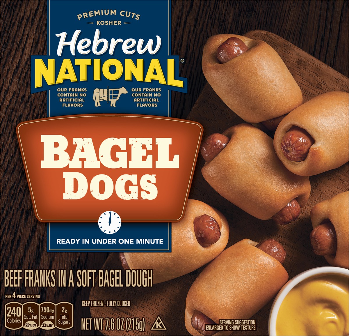 slide 7 of 9, Hebrew National Beef Bagel Dogs 7.6 oz, 7.6 oz