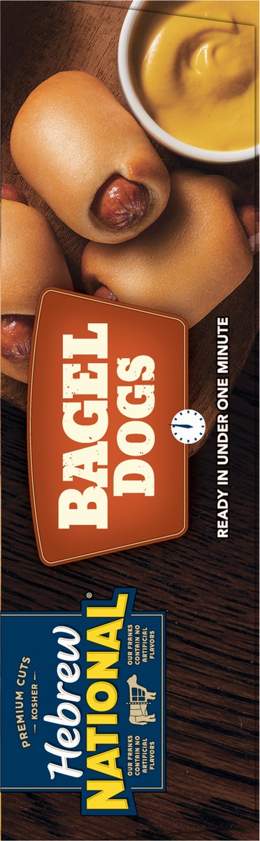 slide 3 of 9, Hebrew National Beef Bagel Dogs 7.6 oz, 7.6 oz