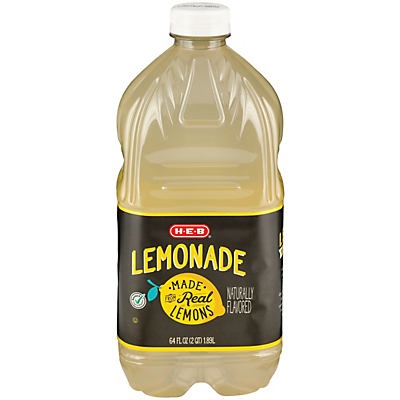 slide 1 of 1, H-E-B &nbsp;Select Ingredients Lemonade - 64 oz, 64 oz