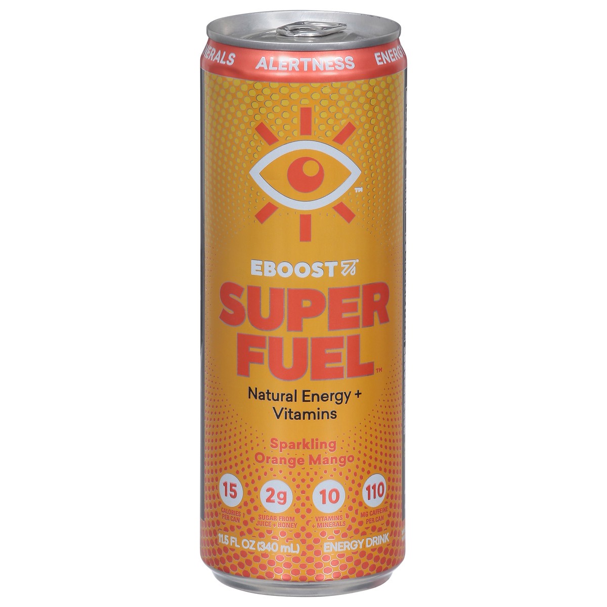 slide 6 of 14, EBOOST Super Fuel Sparkling Sparkling Orange Mango Energy Drink 11.5 fl oz, 11.5 fl oz