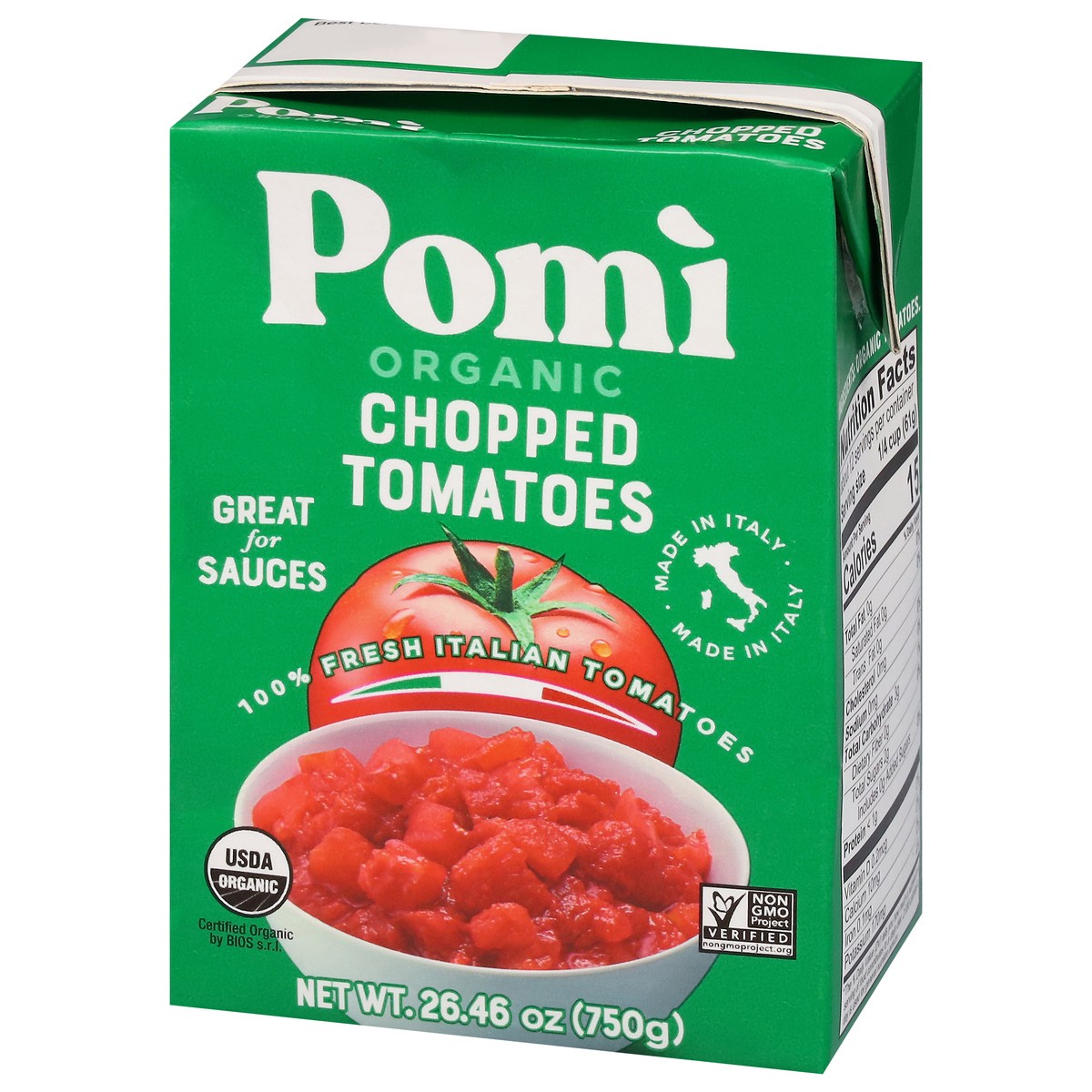 slide 4 of 14, Pomi Organic Chopped Tomatoes 26.46 oz, 26.46 oz