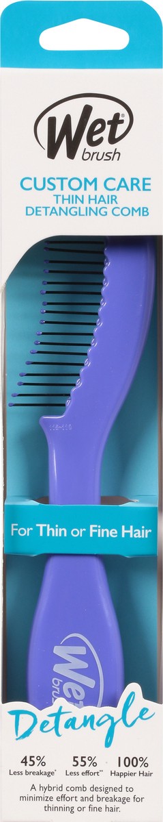 slide 1 of 9, Wet Brush Purple Custom Care Thin Hair Detangling Comb 1 ea, 1 ct