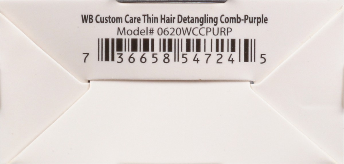 slide 4 of 9, Wet Brush Purple Custom Care Thin Hair Detangling Comb 1 ea, 1 ct