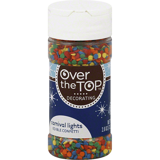 slide 3 of 4, Over The Top Carnival Lights Edible Confetti, 2.6 oz