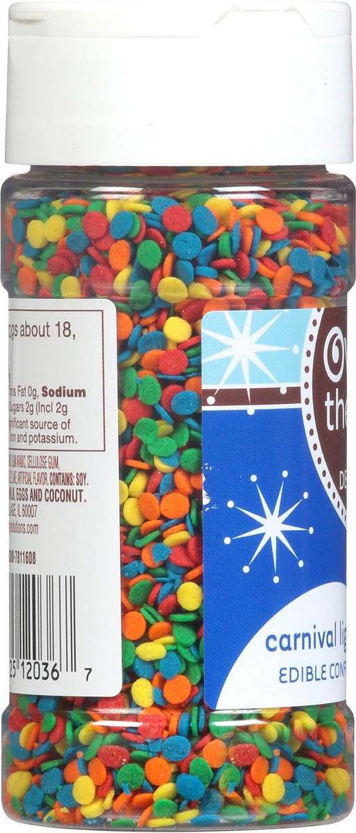slide 7 of 9, Over The Top Decorating Carnival Lights Edible Confetti 2.6 oz, 2.6 oz