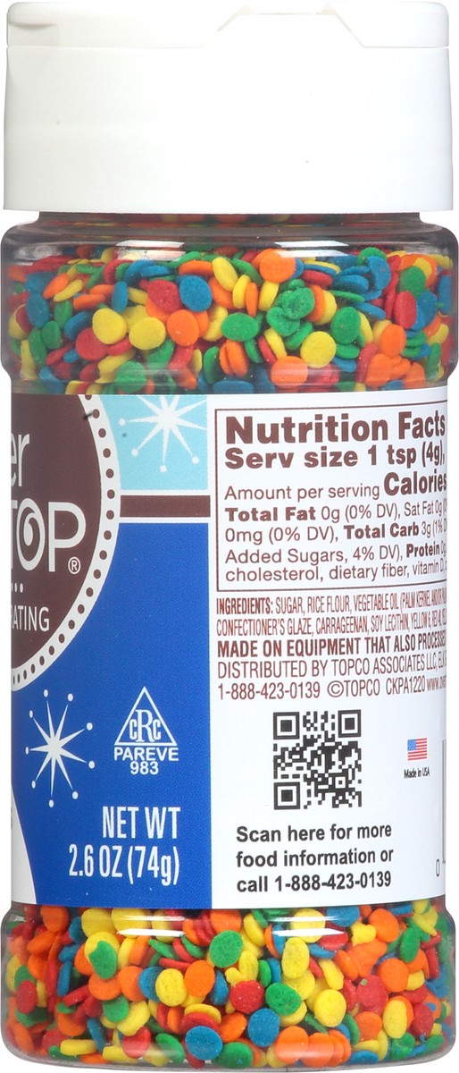 slide 8 of 9, Over The Top Decorating Carnival Lights Edible Confetti 2.6 oz, 2.6 oz