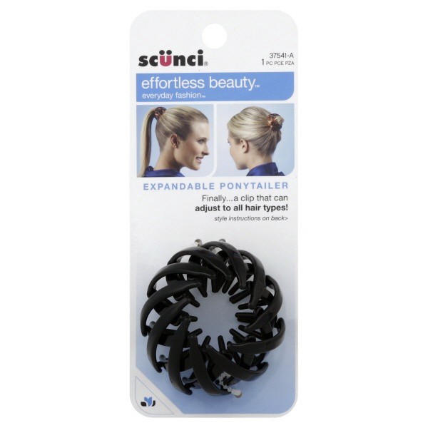 slide 1 of 1, scünci Effortless Beauty Expandable Ponytailer, 1 oz