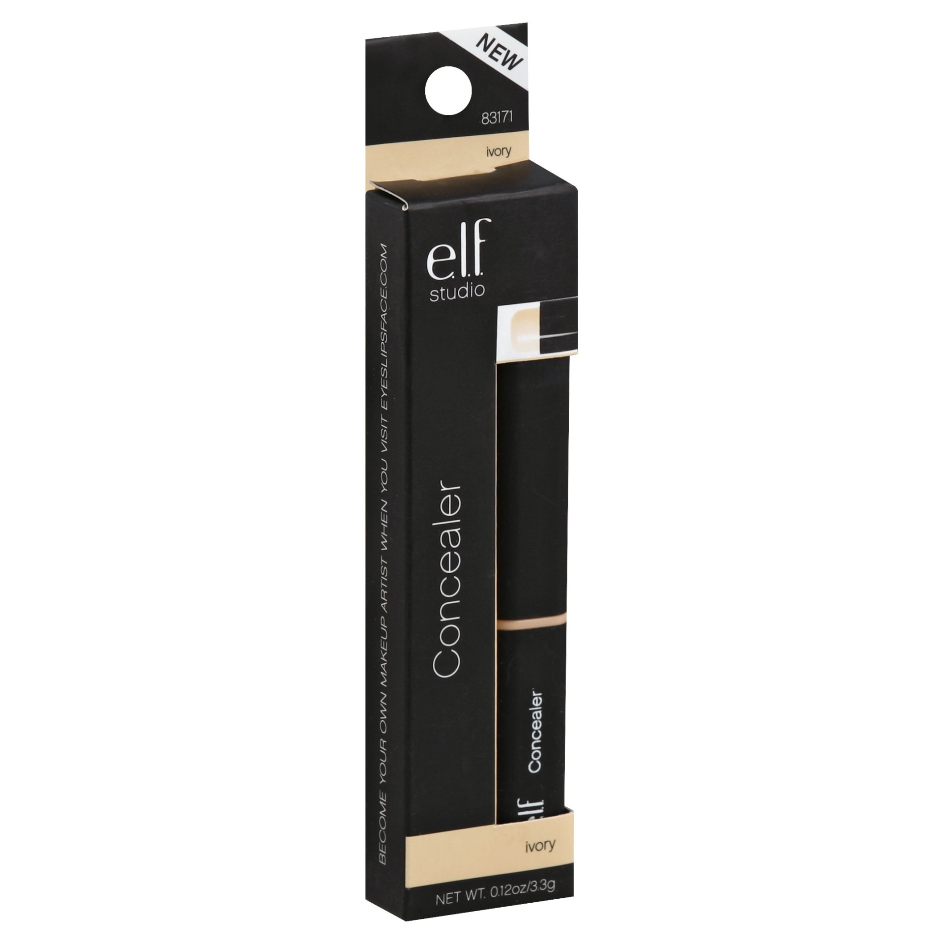 slide 1 of 5, e.l.f. Concealer Ivory, 0.11 oz