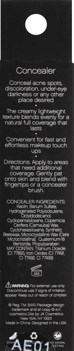 slide 5 of 5, e.l.f. Concealer Ivory, 0.11 oz