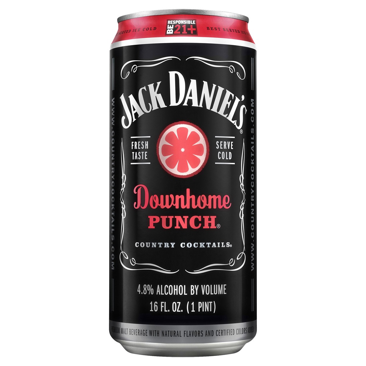 slide 2 of 2, Jack Daniel's Downhome Punch Country Cocktail, 16 fl oz