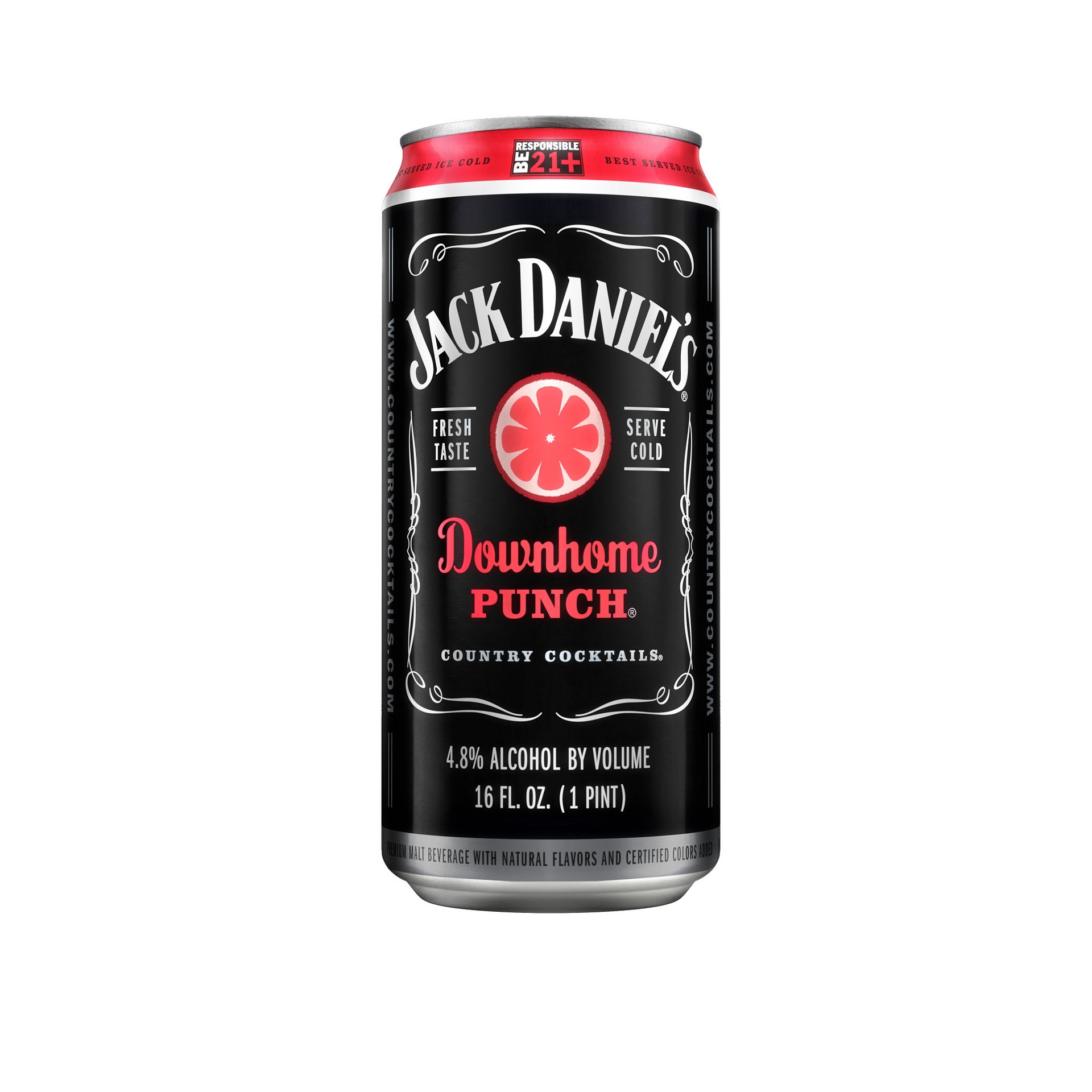 slide 1 of 2, Jack Daniel's Downhome Punch Country Cocktail, 16 fl oz