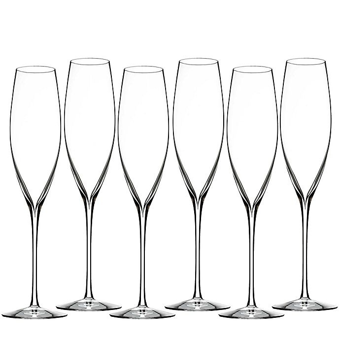 slide 4 of 4, Waterford Elegance Classic Champagne Flutes, 6 ct