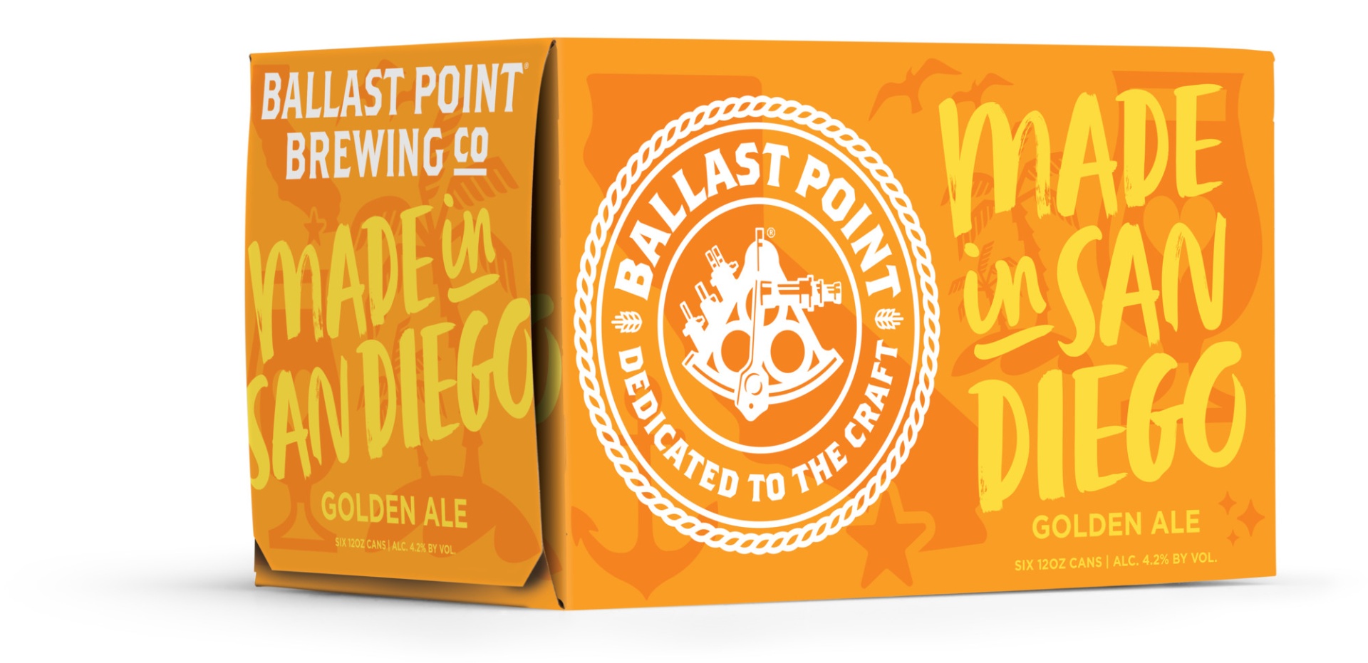 slide 1 of 1, Ballast Point Made In San Diego Golden Ale Craft Beer, 6 ct; 12 oz