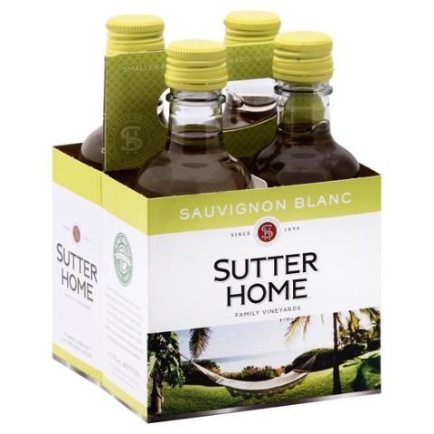 slide 1 of 1, Sutter Home Sauvignon Blanc 4Pk, 187 ml