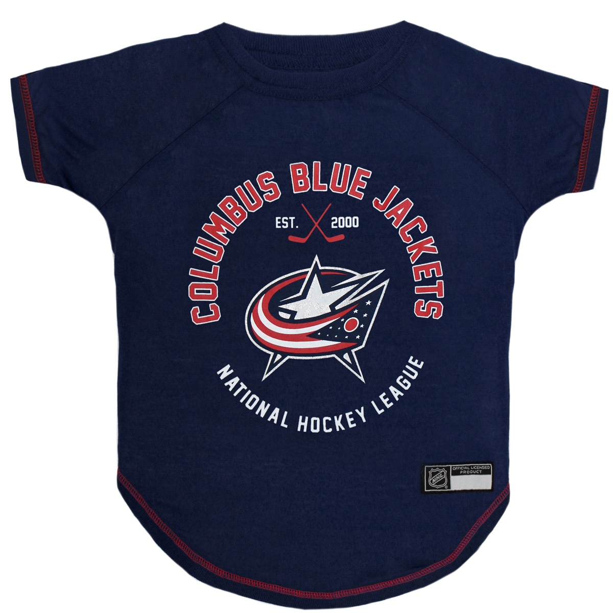 slide 1 of 1, Columbus Blue Jackets Medium Tee Shirt, MED