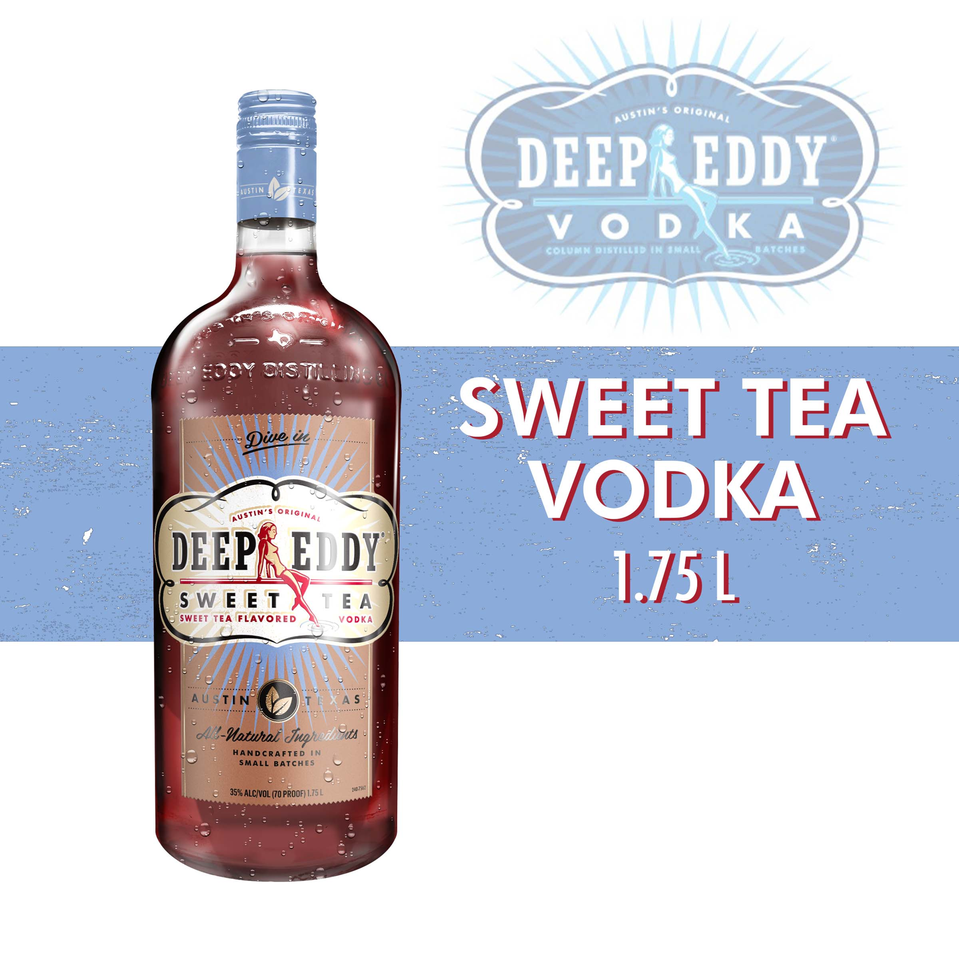 slide 3 of 3, Deep Eddy Sweet Tea Vodka, 1750 ml