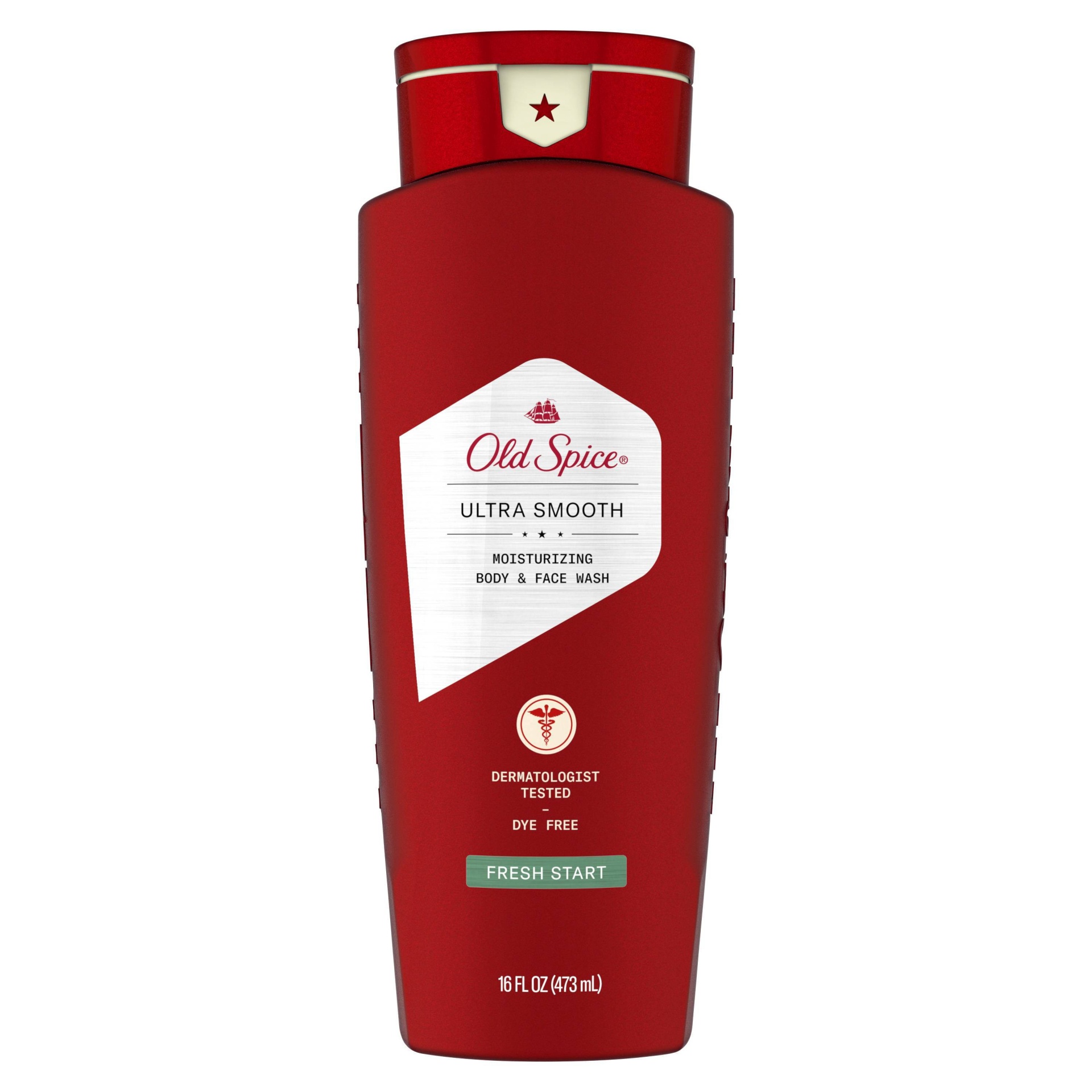 slide 1 of 2, Old Spice Fresh Start Moisturizing Body & Face Wash, 16 fl oz