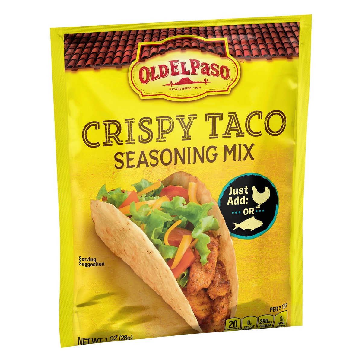 slide 9 of 9, Old El Paso Crispy Taco Seasoning Mix 1 oz, 1 oz