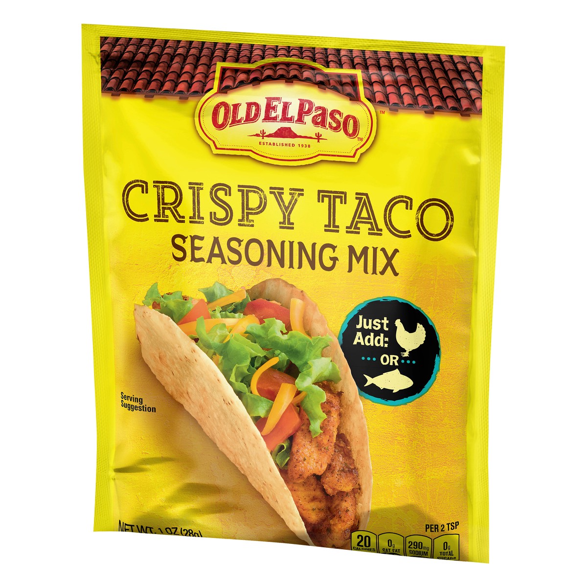 slide 5 of 9, Old El Paso Crispy Taco Seasoning Mix 1 oz, 1 oz