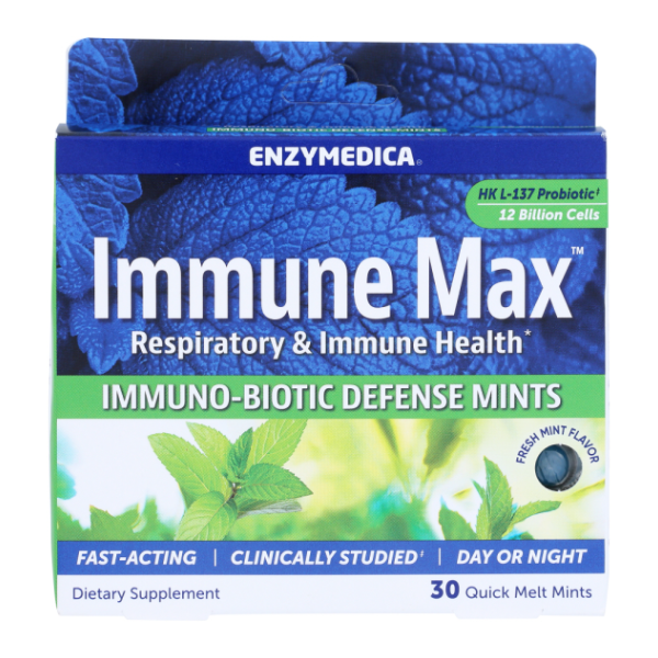 slide 1 of 1, Enzymedica Immune Max Immuno-Biotic Mints, 1 ct