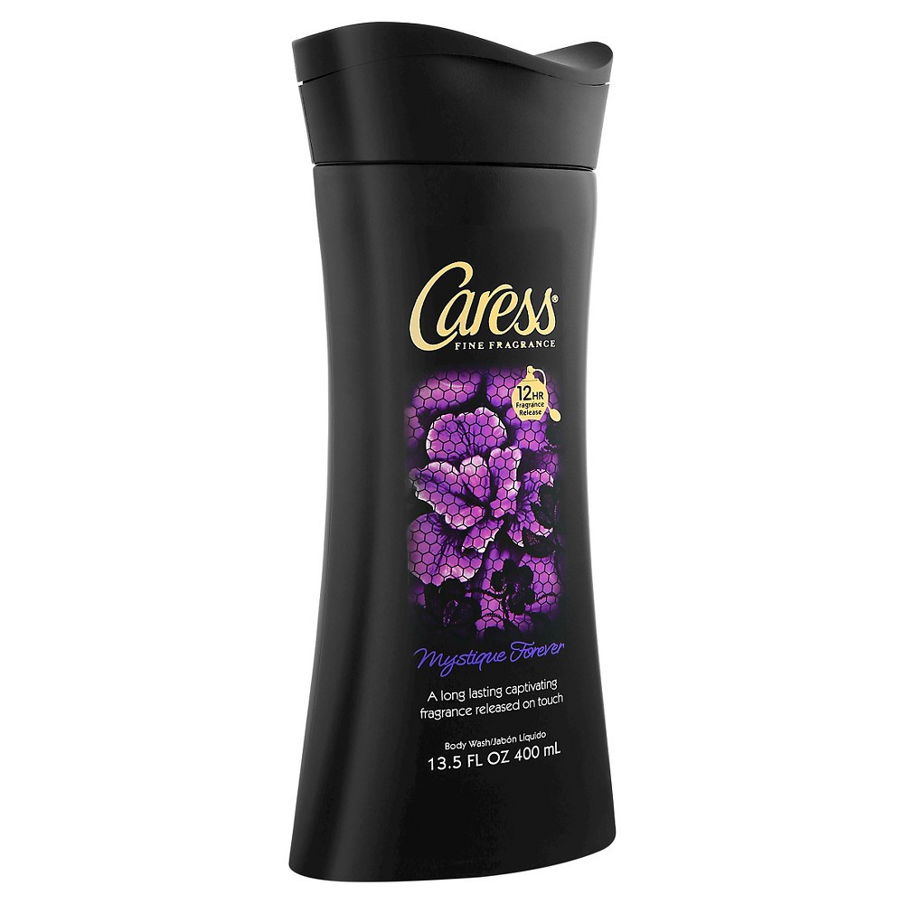 slide 2 of 12, Caress Mystique Forever Body Wash, 13.5 oz