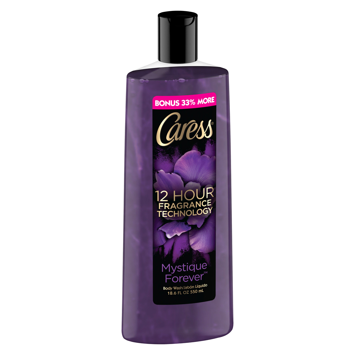 slide 6 of 12, Caress Mystique Forever Body Wash, 13.5 oz