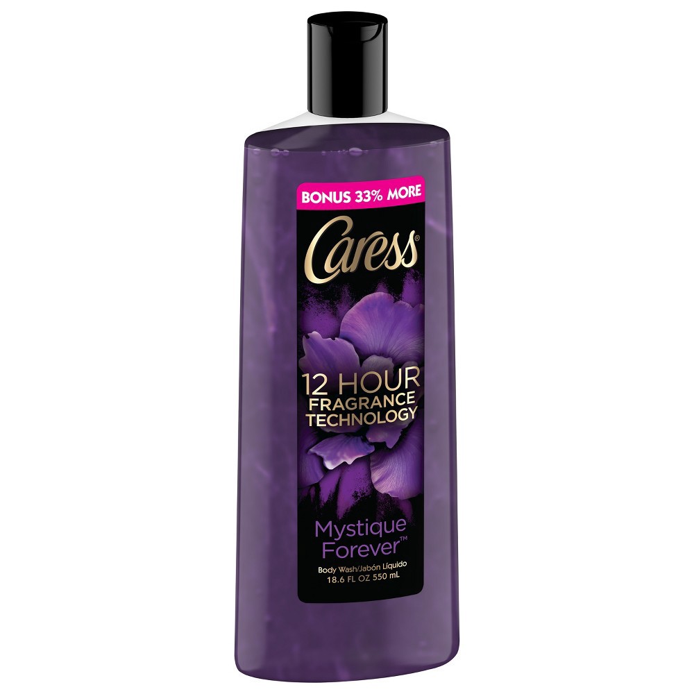 slide 11 of 12, Caress Mystique Forever Body Wash, 13.5 oz