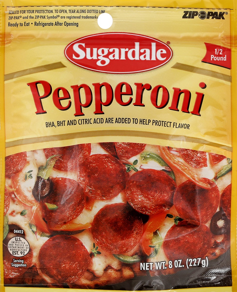 slide 6 of 9, Sugardale  Pepperoni 8 oz, 8 oz