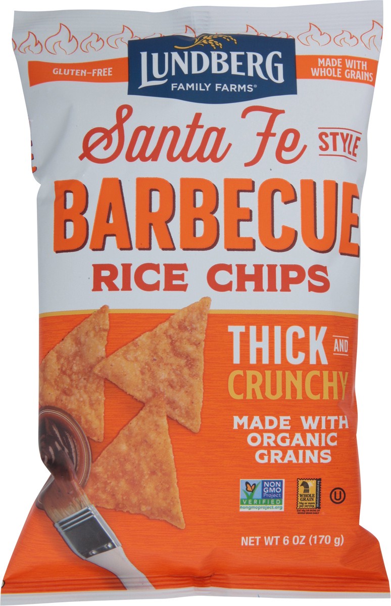 slide 2 of 9, Lundberg Family Farms Santa Fe Style Barbecue Rice Chips 6 oz, 6 oz