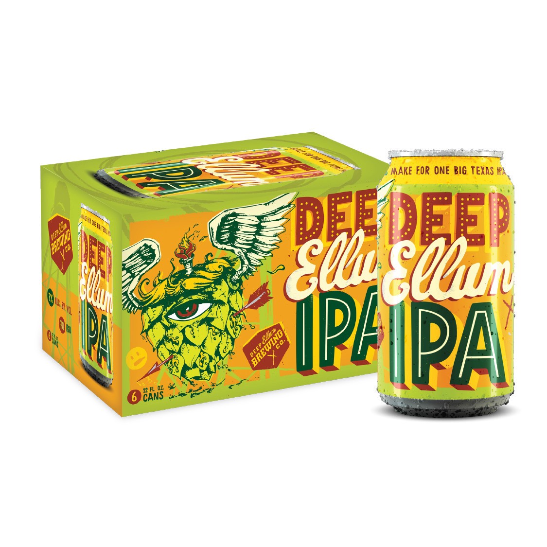 slide 1 of 1, Deep Ellum IPA 6 Pack 12 fl oz Can, 12 oz