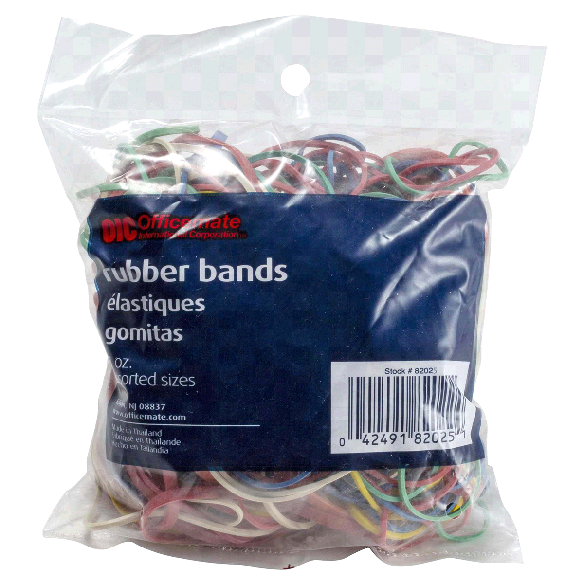 slide 1 of 1, OfficeMate Rubber Bands Assortment, 1 ct