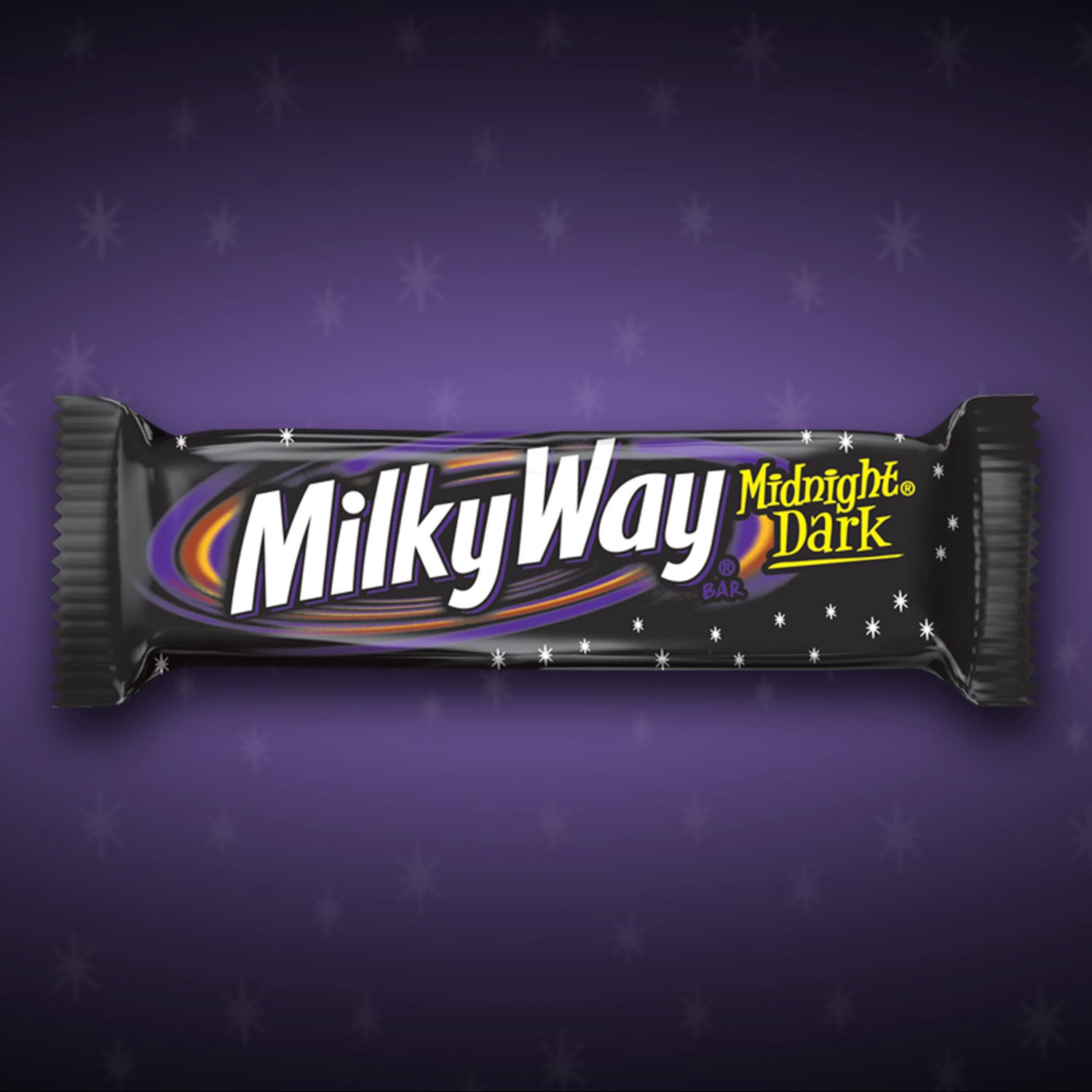 slide 5 of 6, Milky Way MILKY WAY Candy Midnight Dark Chocolate Bars Bulk Pack, Full Size, 1.76 Bars (Pack of 24), 24 ct