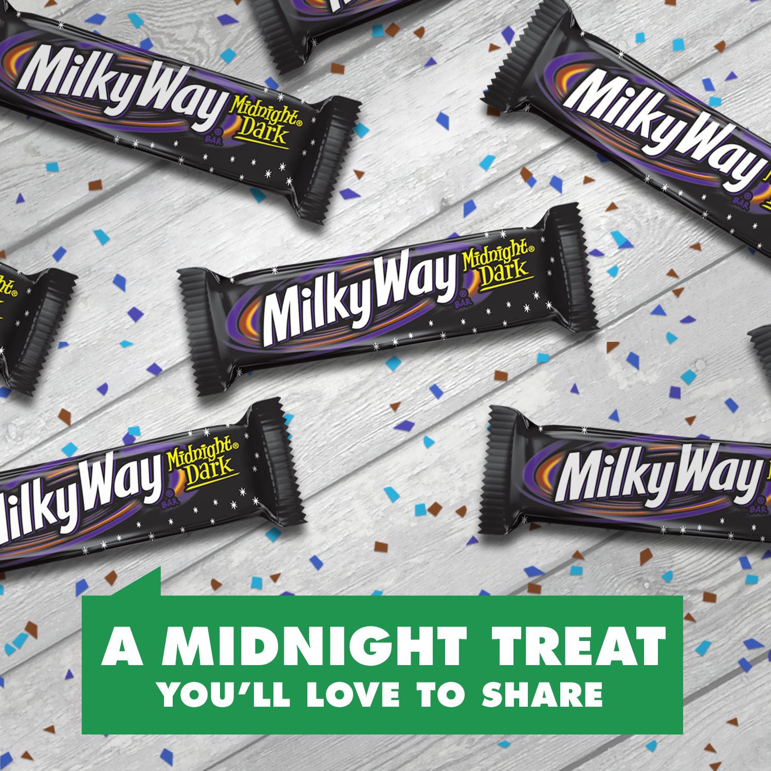 slide 6 of 6, Milky Way MILKY WAY Candy Midnight Dark Chocolate Bars Bulk Pack, Full Size, 1.76 Bars (Pack of 24), 24 ct